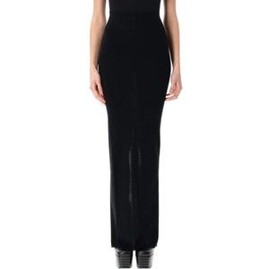 Rick Owens Long Fitted Pillar Skirt With High Waist - NWT